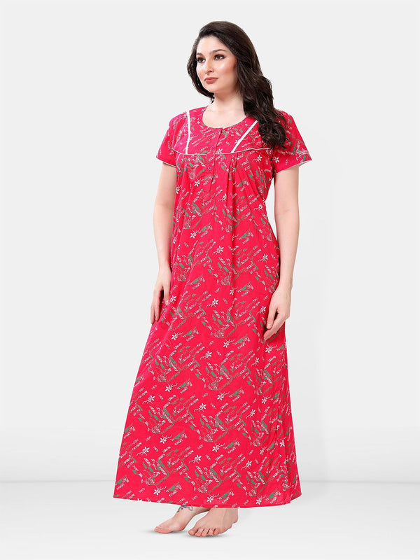 Be You Floral Printed Maxi Nightdress