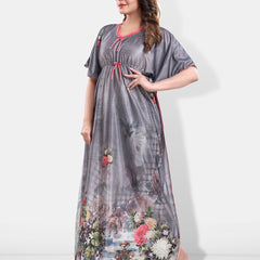 Be You Floral Printed Kaftan Nightdress