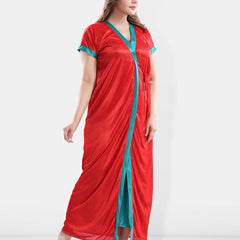 Be You V-Neck Maxi Nightdress With Robe
