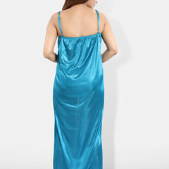 Be You 6 Piece Satin Maxi Nightdress