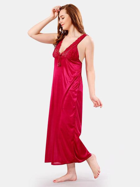 Be You Satin Maxi Nightdress With Robe