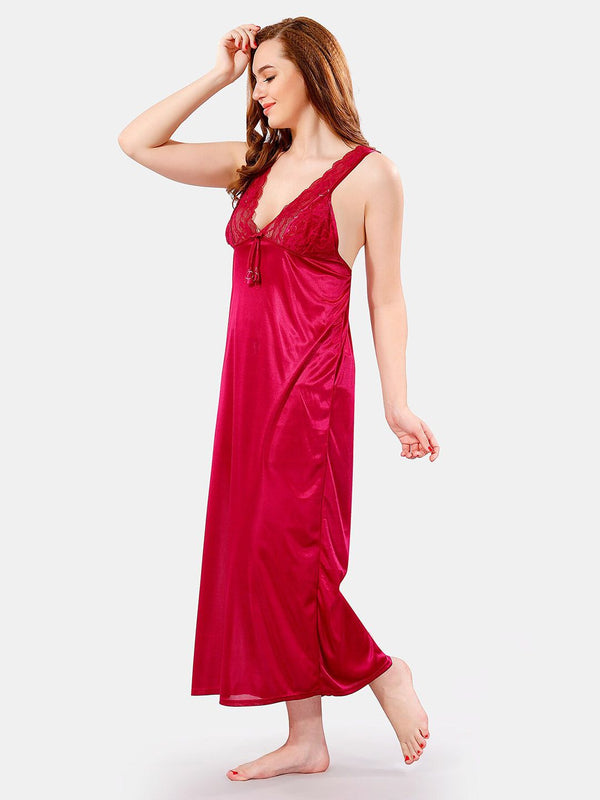 Be You Satin Maxi Nightdress With Robe