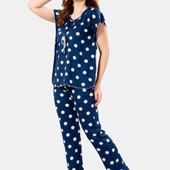 Be You Polka Dots Printed Night Suit