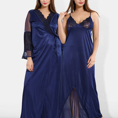 Be You Satin Maxi Nightdress with Robe
