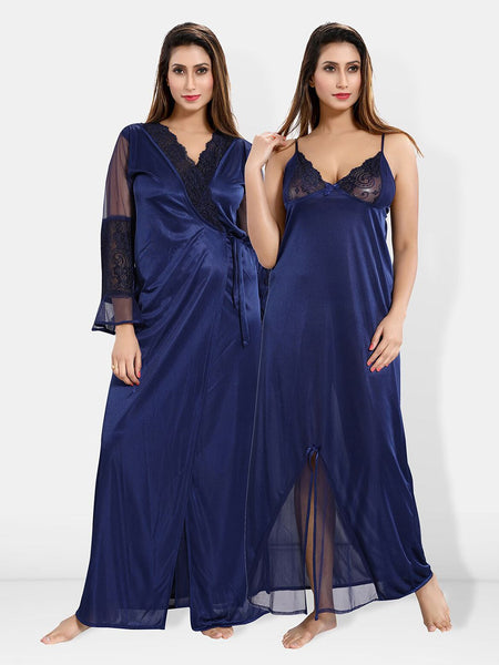 Be You Satin Maxi Nightdress with Robe