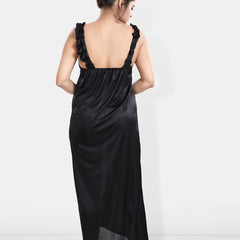 Be You Maxi Satin Wrap Nightdress With Robe