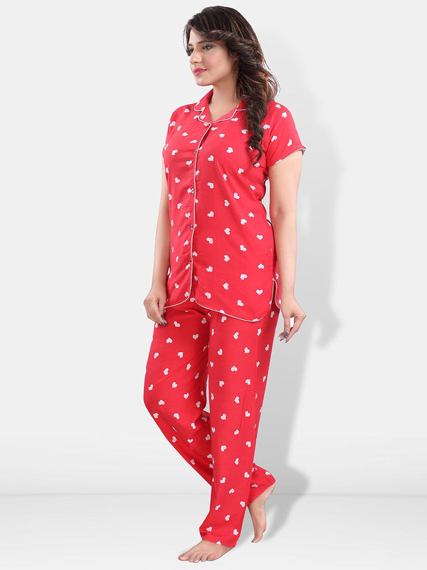 Be You Women Conversational Printed Night suit