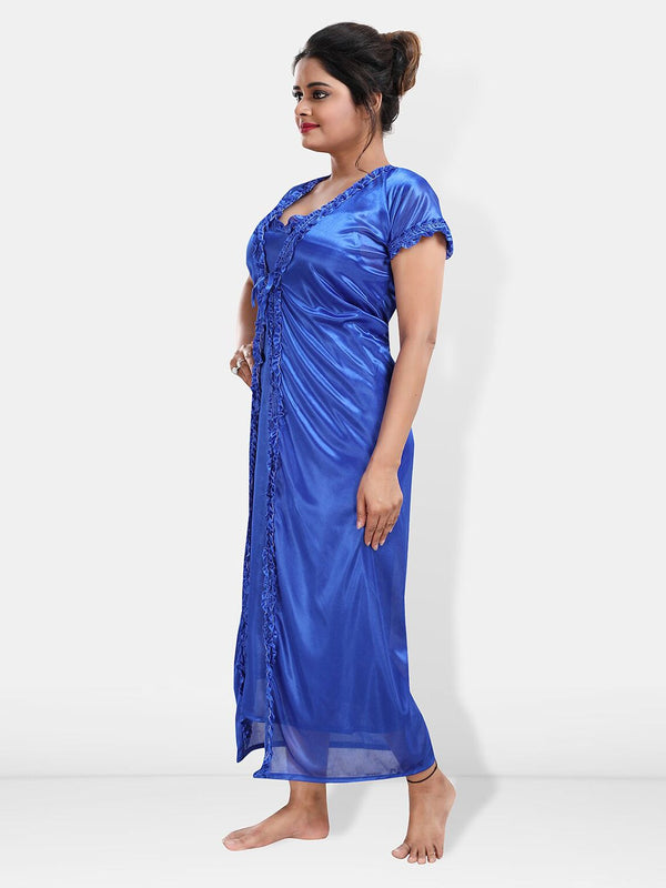 Be You Satin Maxi Nightdress with Robe