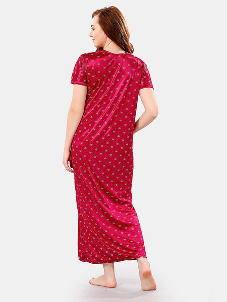 Be You Satin Maxi Nightdress With Robe