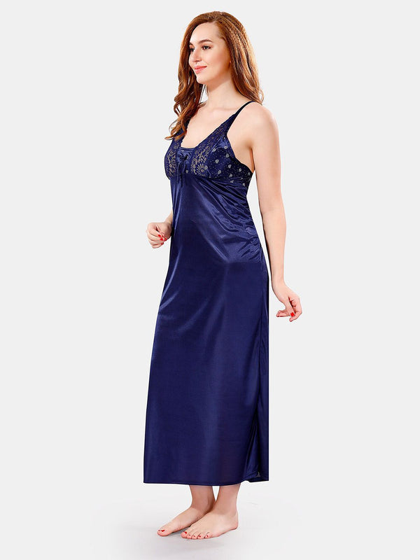 Be You Satin Maxi Nightdress With Robe