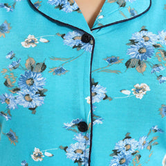 Be You Pack Of 2 Printed Lapel Collar Pure Cotton Night suit