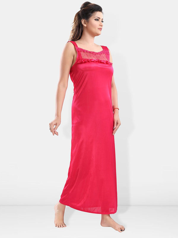 Be You Satin Maxi Nightdress With Robe