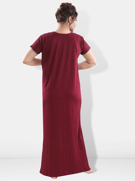 Be You Floral Embroidered Maxi Nightdress