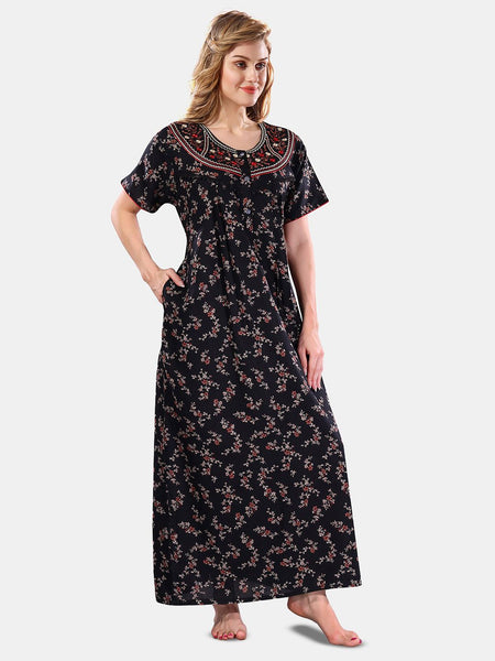 Be You Floral Printed Maxi Nightdress