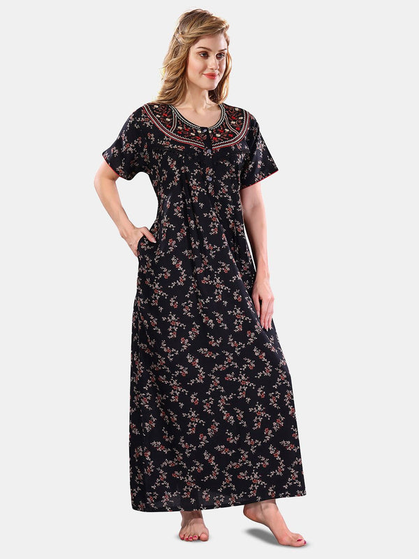 Be You Floral Printed Maxi Nightdress