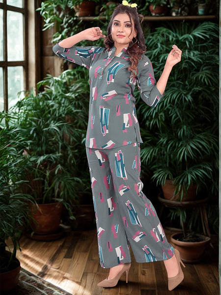 Be You Printed Top & Trousers Co-Ords