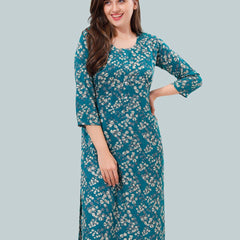 Be You Women Floral Printed Maternity Kurta