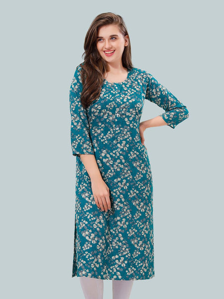 Be You Women Floral Printed Maternity Kurta