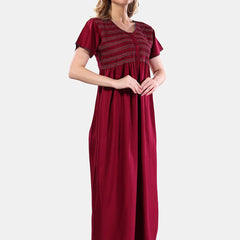 Be You Round Neck Maxi Nightdress
