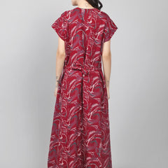 Be You Printed Maxi Nightdress