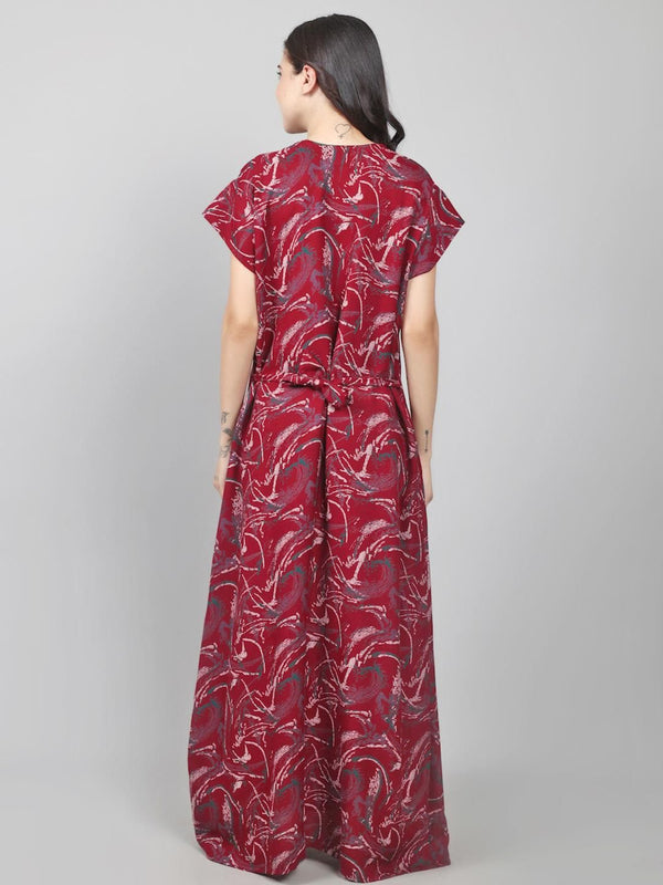 Be You Printed Maxi Nightdress