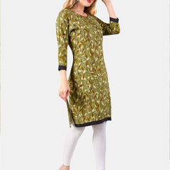 Be You Floral Printed Maternity Straight Kurta