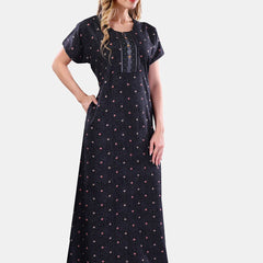 Be You Geometric Printed Maxi Nightdress
