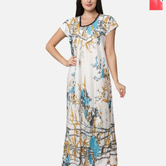 Be You Floral Printed Maternity Maxi Nightdress