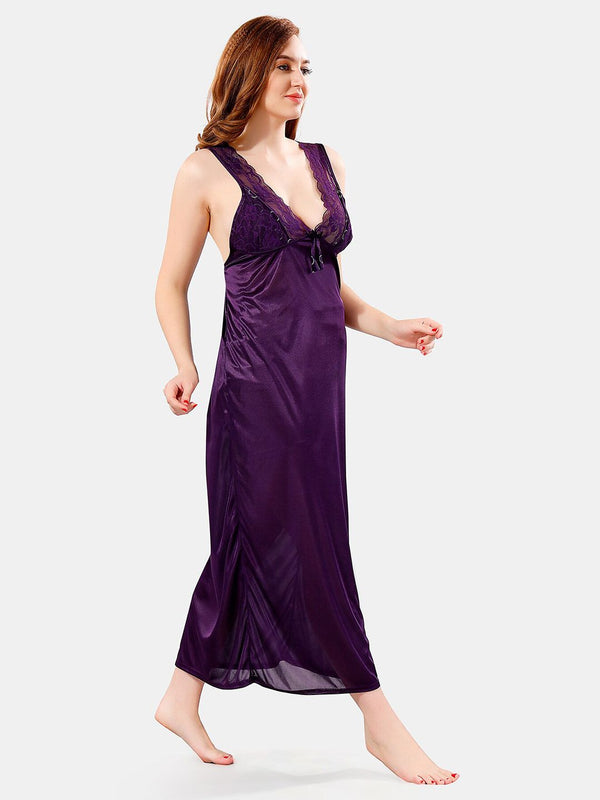Be You Satin Maxi Nightdress With Robe