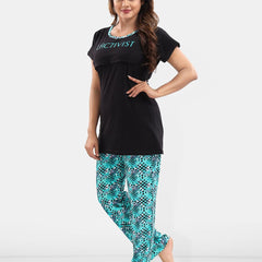 Be You Typography Printed Maternity Night Suit