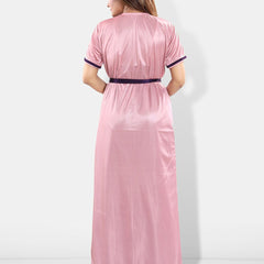 Be You V-Neck Maxi Wrap Nightdress with Robe
