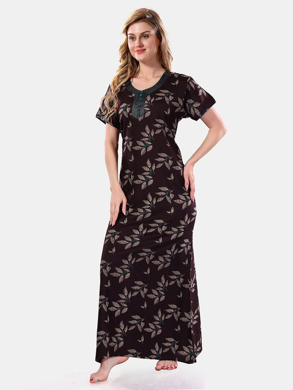 Be You Floral Printed Maxi Nightdress