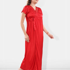 Be You Satin Maxi Nightdress With Robe