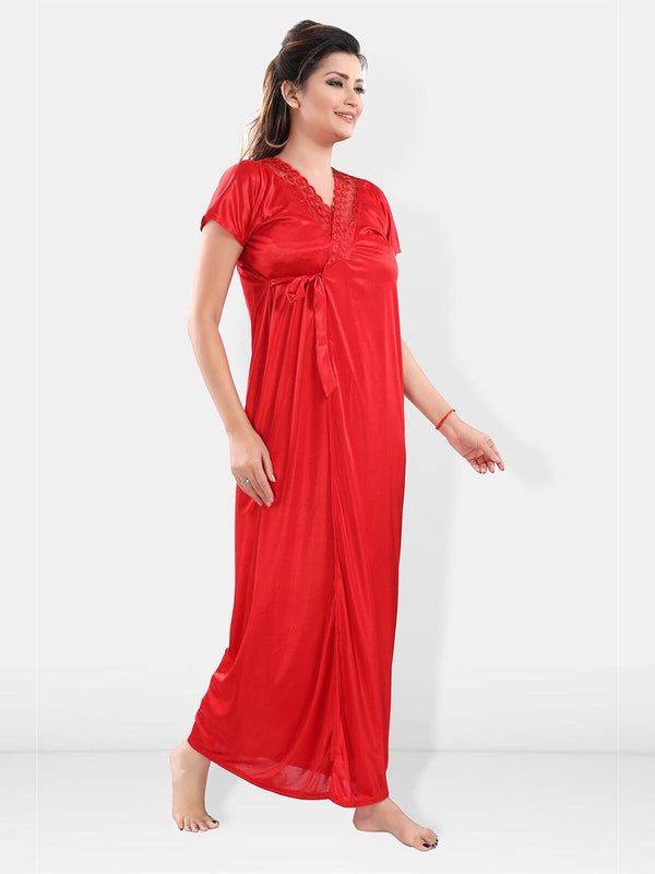 Be You Satin Maxi Nightdress With Robe