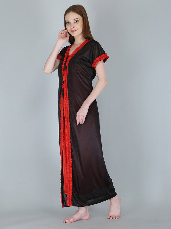 Be You Black Women Maxi Nightdress Pack of 2