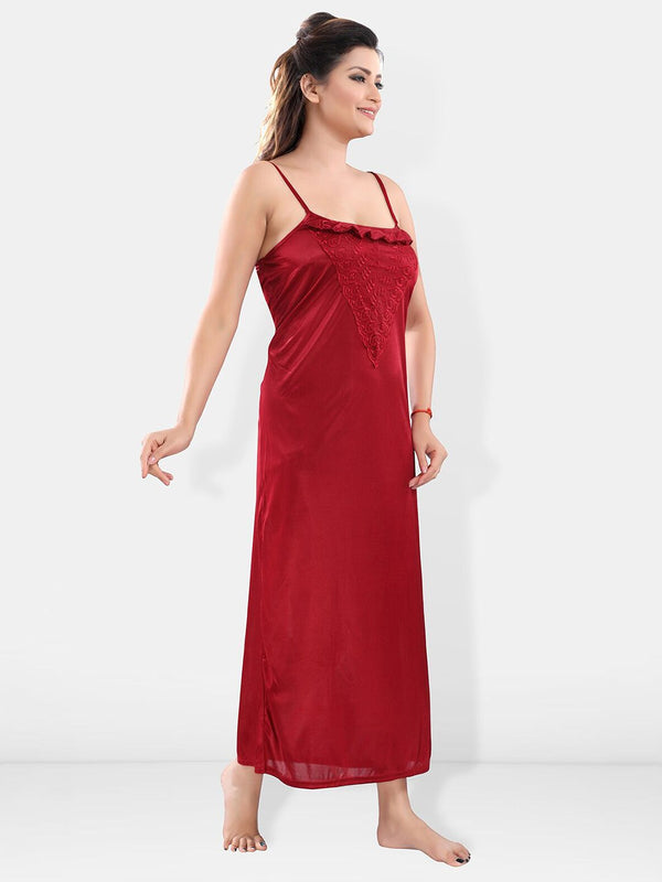 Be You Satin Maxi Nightdress With Robe