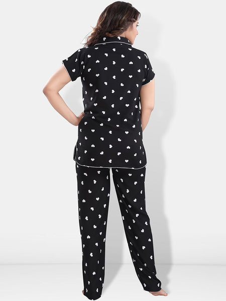 Be You Women Graphic Printed Night suit