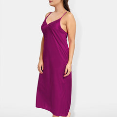 Be You V-Neck Satin Maxi Wrap Nightdress With Robe