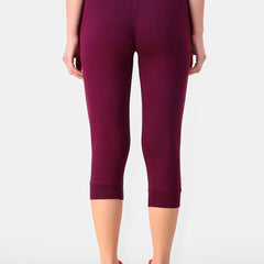 Be You Women Solid Slim-Fit Ankle-Length Sports Tights