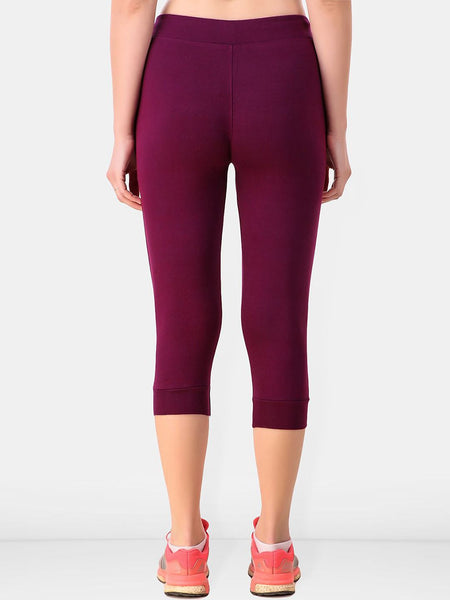 Be You Women Solid Slim-Fit Ankle-Length Sports Tights