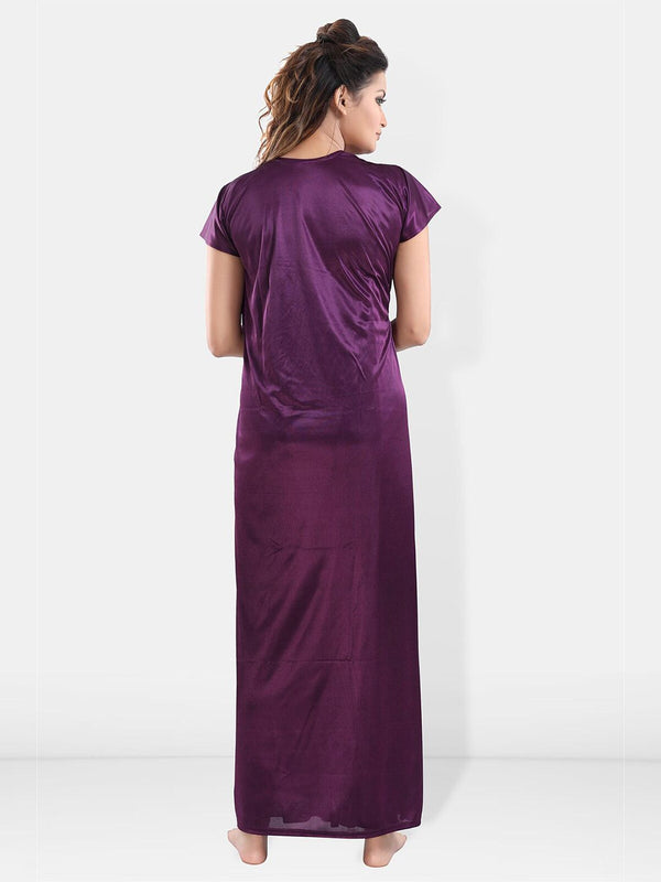 Be You V-Neck Satin Maxi Nightdress