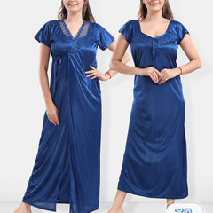 Be You Satin Maxi Nightdress With Robe