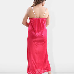 Be You Shoulder Straps Satin Maxi Nightdress with Robe