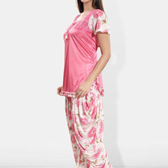 Be You Pack of 2 Square Neck Satin Night suit