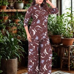 Be You Printed Top & Trousers Co-Ords