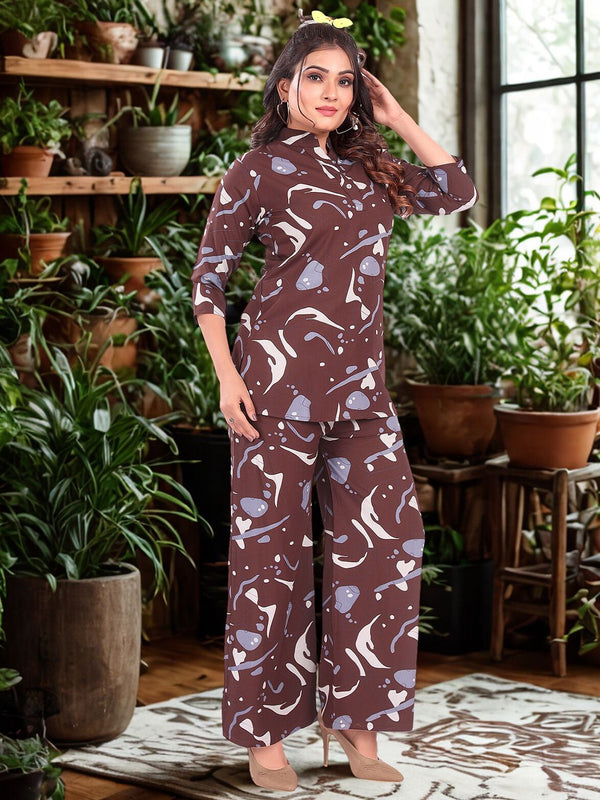 Be You Printed Top & Trousers Co-Ords