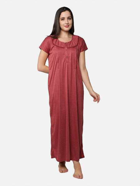 Be You Striped Maternity Maxi Nightdress