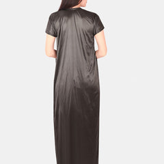 Be You Floral Lace Satin Maxi Nightdress With Robe