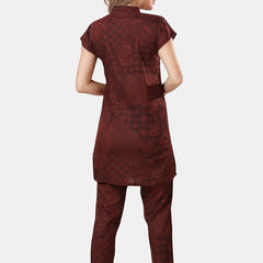 Be You Ethnic Motifs Printed Night Suit