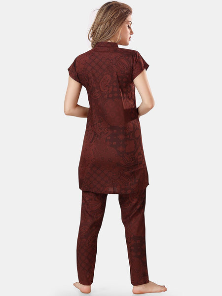 Be You Ethnic Motifs Printed Night Suit